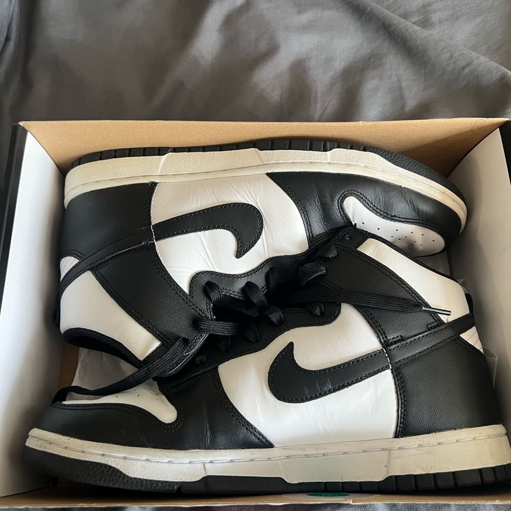 Jordan Black and White Sneakers